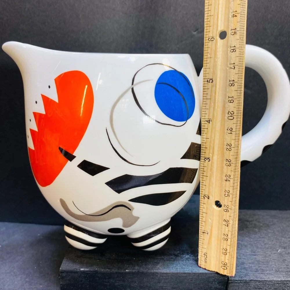Villeroy & Boch ANIMAL PARK Jug Pitcher Made In France Rare 5 & 3/4” Tall EUC - Picture 11 of 11